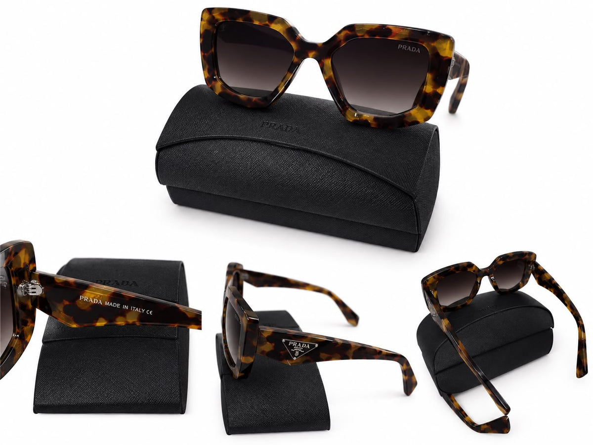 Oversized Tortoiseshell Cat-Eye Sunglasses
